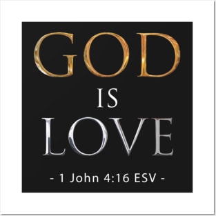 God is love Posters and Art